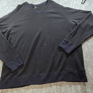 Black theory wool V-neck longsleeve Sz XL